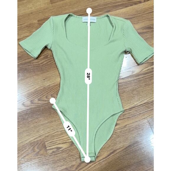 Mara Hoffman pistachio green Marlowe Body suit size xxs - Picture 6 of 12